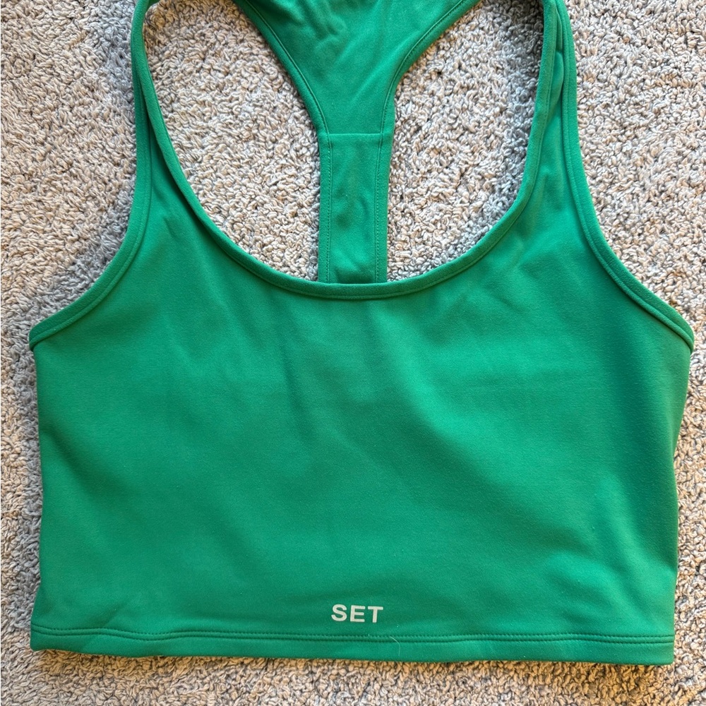 SET Active Vibrant Green Sports Bra
